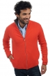 Cashmere & Yak men chunky sweater vincent natural dove coral 2xl